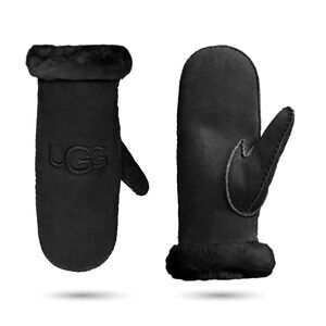 3452 Embroidered Water Resistant Sheepskin Mitten With Tech Palm Black Lg-xl